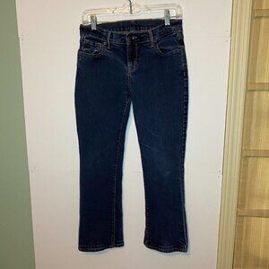 Old Navy Size 4 Short (28x24) Blue Jeans Straight Leg EUC